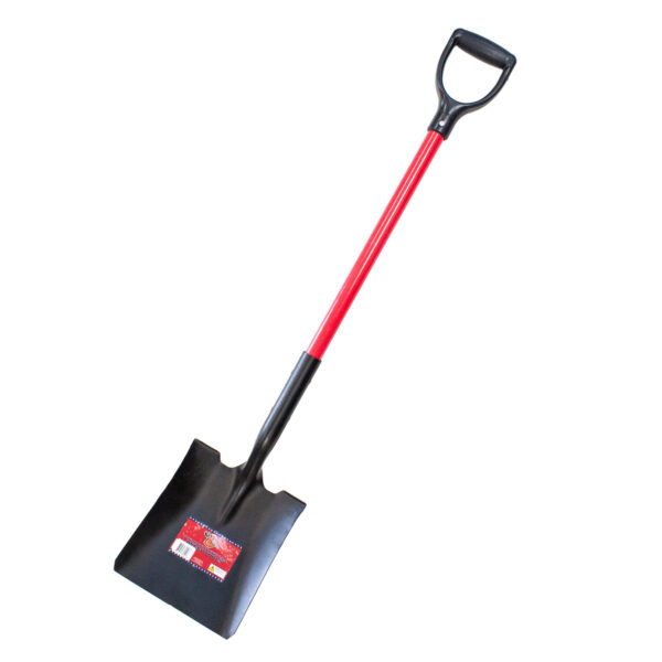 14-Gauge Square Point Shovel (Fiberglass, Hardwood) - Bully Tools