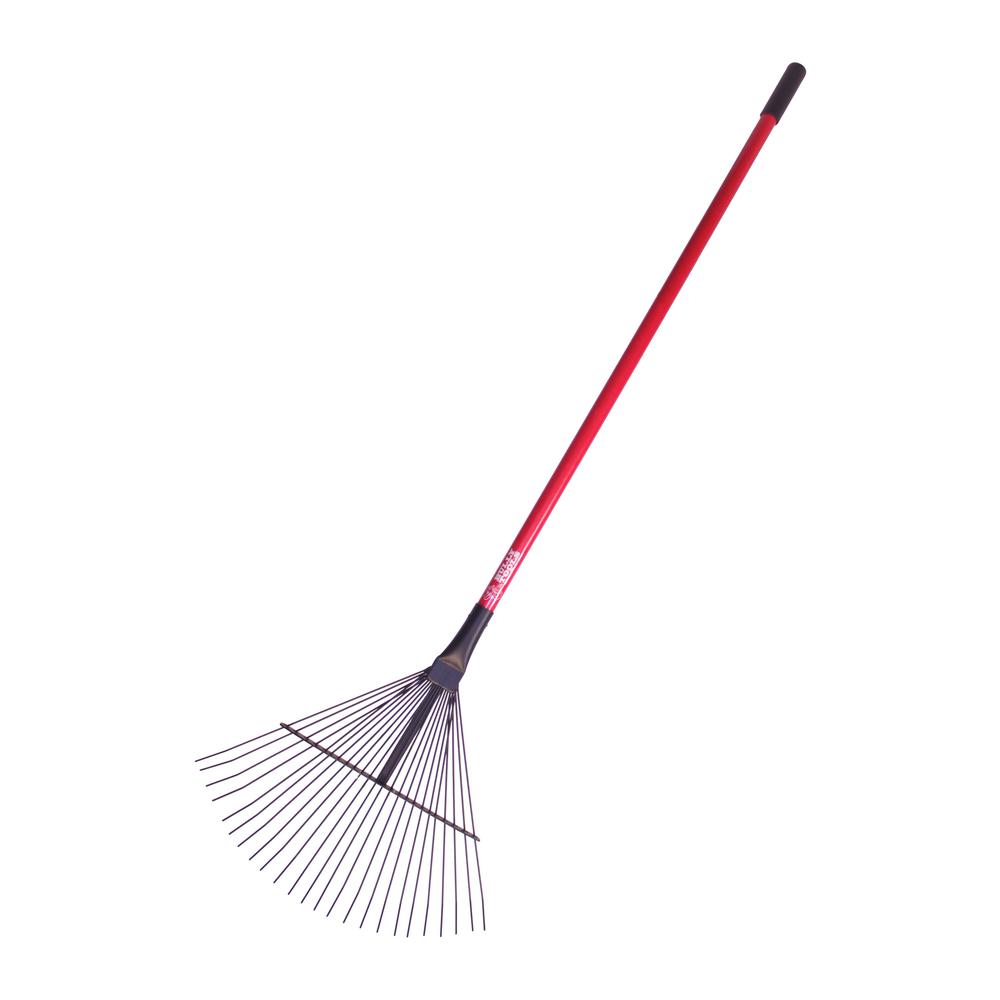 24-Tine Leaf and Thatching Rake Fiberglass Handle
