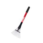 8-Inch Shrub Rake Short Fiberglass Handle