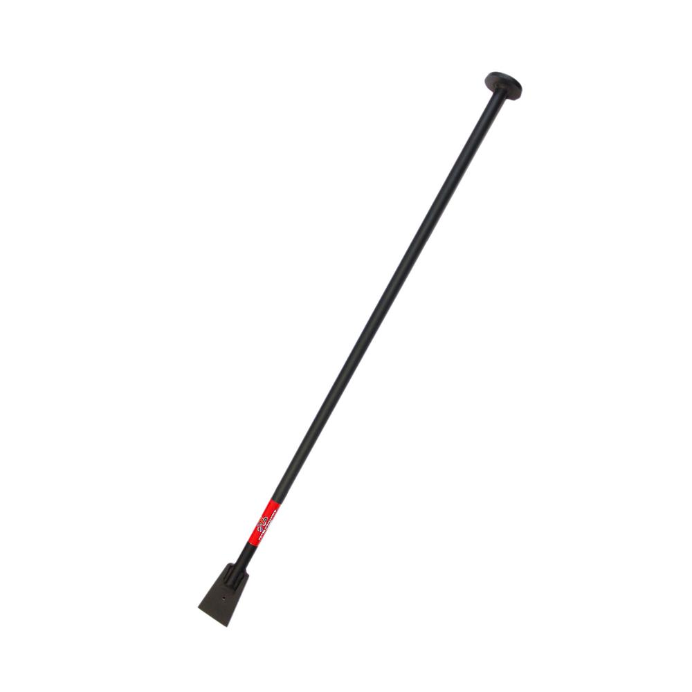 Solid Steel Tamping and Digging Bar with 3/8-Inch Thick Plate