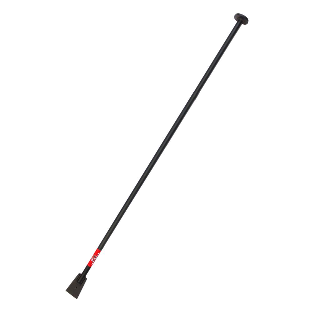 Solid Steel Tamping and Digging Bar with 3/8-Inch Thick Plate