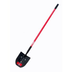 14 Gauge Rice Shovel Fiberglass Long Handle