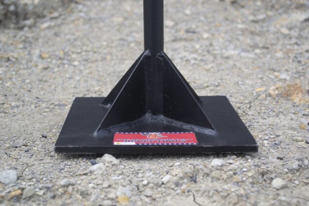 Thick Steel Plate Tamper close up