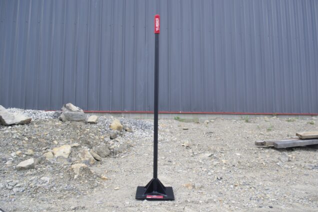 Thick Steel Plate Tamper on job site
