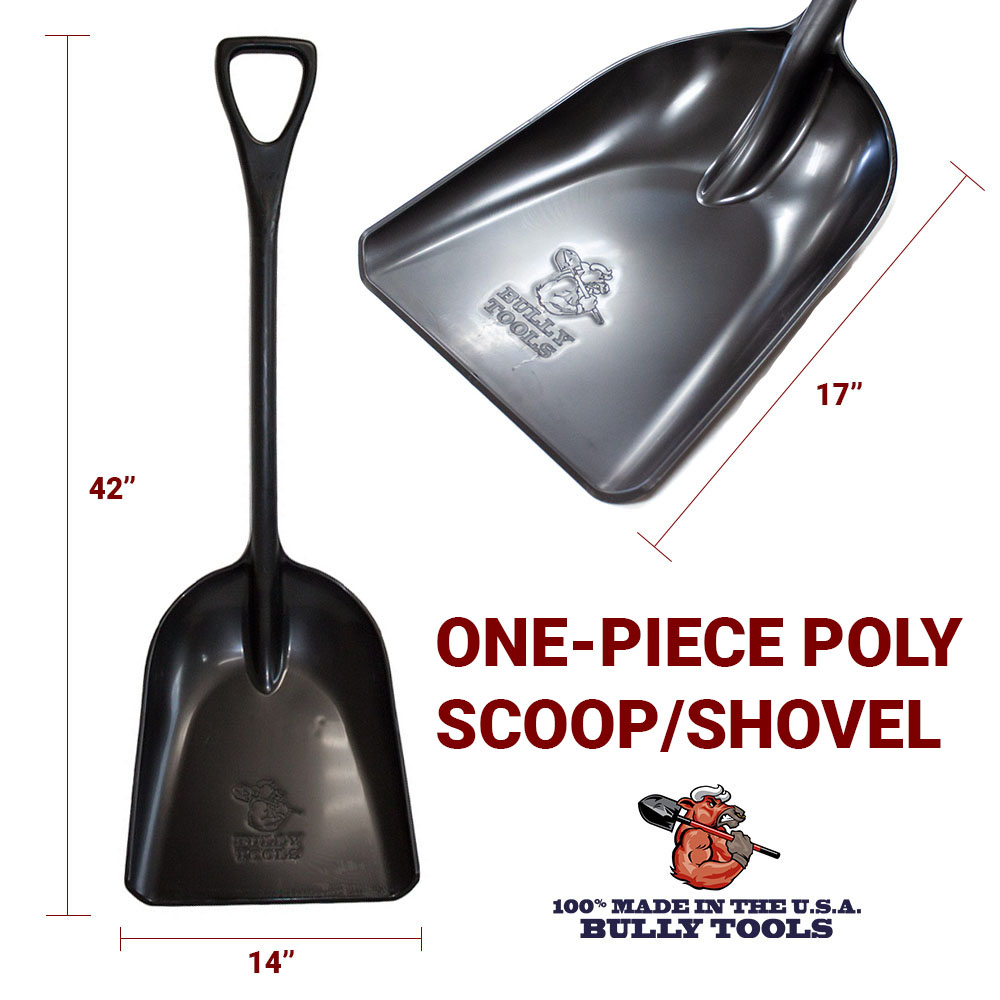 One-Piece-Poly One-Piece Poly Scoop/Shovel dimensions