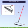 bow-rake-58-size Bow Rake 58" sizing