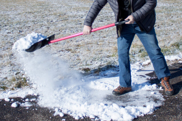 Throwing snow with 22
