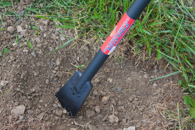Steel Tamping / Digging Bar in action 1