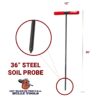 36 in. Probe 36 in. Steel Soil Probe Dimensions