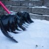 callout-snow 22" Combination Snow Shovel / Pusher in snow