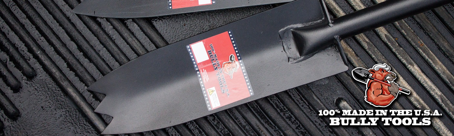 Track Shovels in pickup bed
