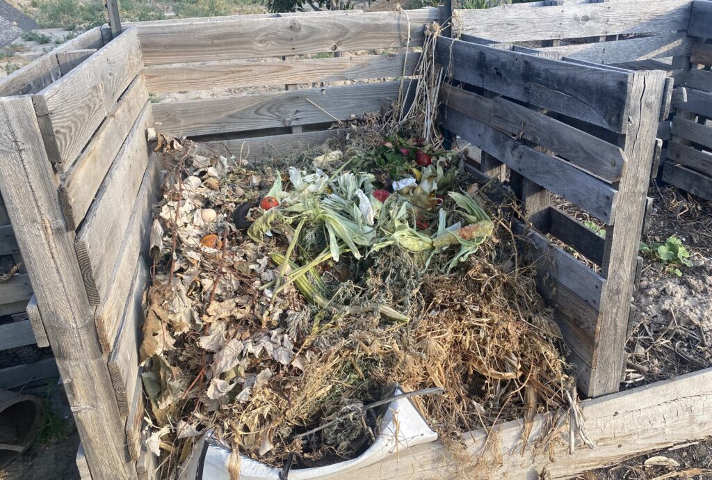 Compost pile