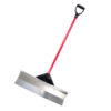 92820 30" Aircraft Grade Aluminum Snow Pusher with Fiberglass Handle and Poly D-Grip